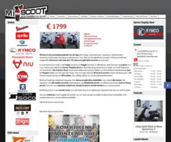 MI-Scoot.nl(Mi-Scoot Scooterspeciaalzaak Den Haag, Leidschendam, Wassenaar) Screenshot