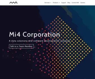 MI4.com(A Data Solutions and Software Development Company) Screenshot