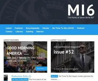 MI6-HQ.com(James Bond 007) Screenshot