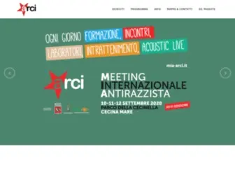 Mia-Arci.it(MIA Meeting Internazionale Antirazzista) Screenshot