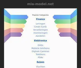 Mia-Model.net(Mia Model) Screenshot