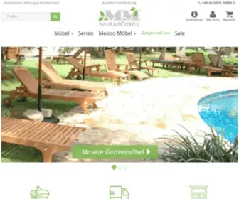 Mia-Moebel.de(Preiswerte Massivholzmöbel) Screenshot
