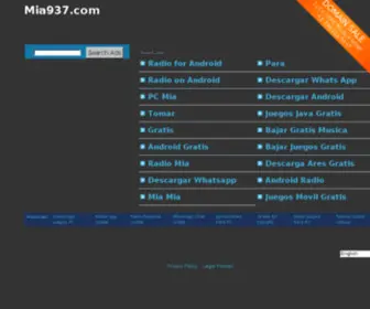 Mia937.com(MIA 93.7) Screenshot