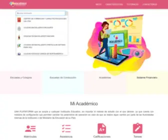 Miacademico.com(Miacademico) Screenshot