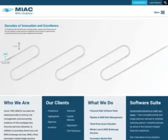 Miacanalytics.com(MIAC Analytics) Screenshot