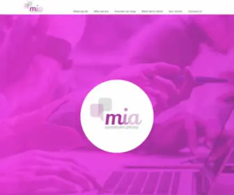 Miacommunications.co.uk(Mia communications) Screenshot