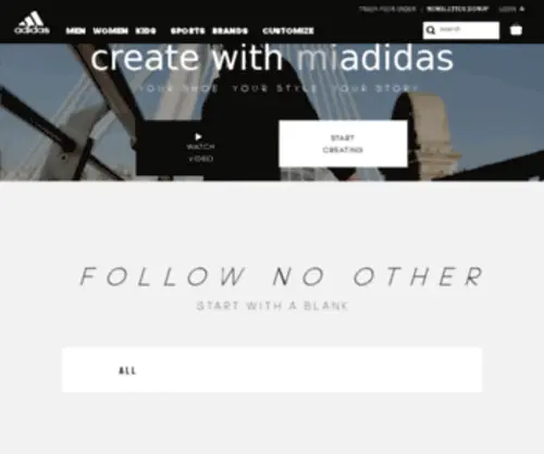 Miadidas.com(Doorsturen) Screenshot
