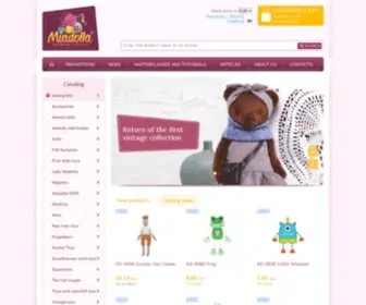 Miadolla.com(Sewing kits toys) Screenshot