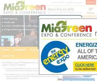 Miagreen.com(MiaGreen Expo & Conference) Screenshot