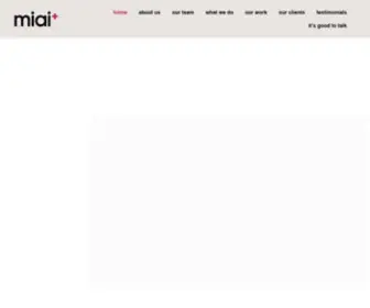 Miai.co.uk(Miai Brand Partnerships) Screenshot