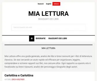 Mialettura.com(Riassunti dei libri) Screenshot