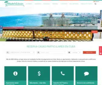 Mialquilerencuba.com(CUBA CASAS PARTICULARES y ALOJAMIENTOS) Screenshot