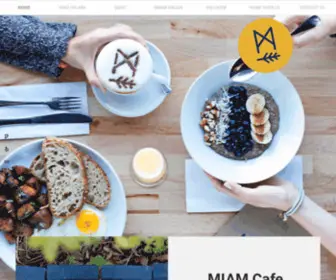 Miamcafe.com(MIAM Cafe) Screenshot