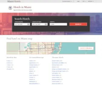 Miami-Hotels-FL.com(All accommodations in Miami) Screenshot