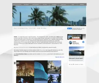 Miami-Reisefuehrer.de(MIAMI REISEFÜHRER die schönsten "SEITEN" von MIAMI) Screenshot