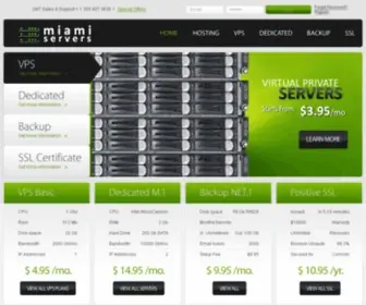 Miami-Servers.com(Miami Datacenter) Screenshot