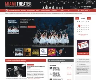 Miami-Theater.com(Miami Theater) Screenshot