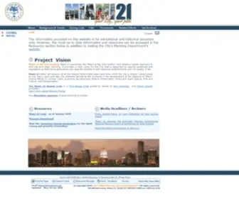 Miami21.org(Your City) Screenshot