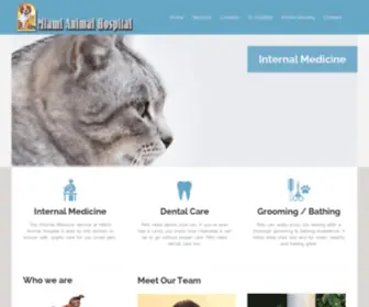 Miamianimalhospital.com(Miami Animal Hospital) Screenshot