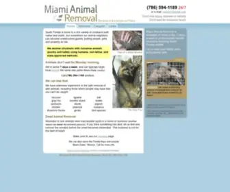 Miamianimalremoval.com(Miami Animal Removal) Screenshot