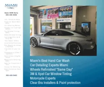 Miamiautospa.com(Miami Auto Spa Hand Car Wash) Screenshot