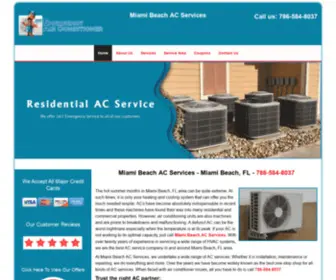 Miamibeachacservices.com(Miami Beach AC Services) Screenshot