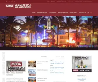 Miamibeachbar.org(Miami Beach Bar Association) Screenshot