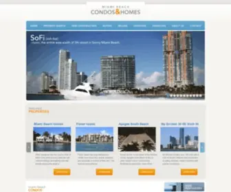 Miamibeachcondosandhomes.com(South Beach) Screenshot