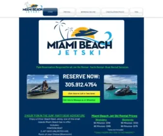 MiamibeachJetski.net(Miami Beach Jet Ski Rentals) Screenshot