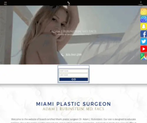 Miamibeachlaserspa.com(Miami Plastic Surgeon) Screenshot