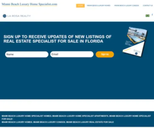 Miamibeachluxuryhomespecialist.com(Miami Beach Luxury Home Specialist Homes) Screenshot