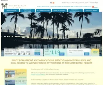 Miamibeachresortandspa.com(Miami Beach Resorts) Screenshot