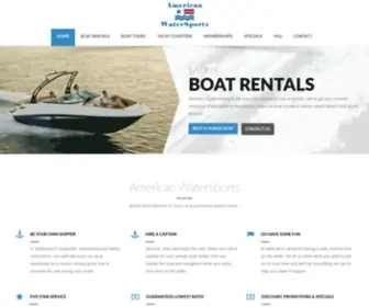 Miamiboatrentals.com(American WaterSports Boat Rentals) Screenshot