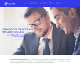 Miamibookkeepingsolutions.com(Best Book keeping Solutions in Miami Beach) Screenshot