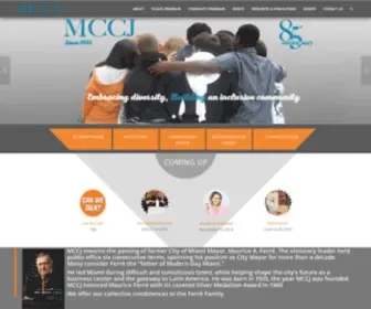 Miamiccj.org(Embracing Diversity) Screenshot