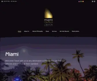 Miamichauffeurs.com(Limousine Services) Screenshot