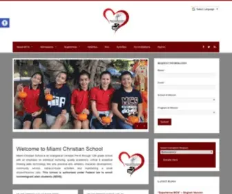 Miamichristian.org(Miami Christian School Home) Screenshot