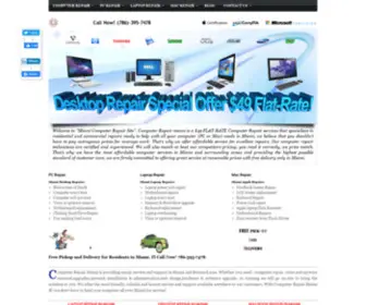 Miamicomputerrepairsite.com(Miami Computer Repair Site $49 Flat) Screenshot