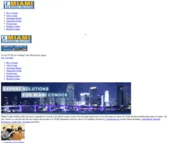 Miamicondosolution.com(Miami Condo Solution for Sale) Screenshot