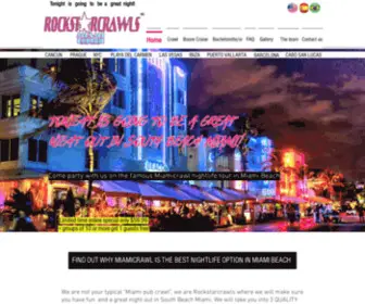 Miamicrawl.com(Top Miami Nightlife Activity) Screenshot