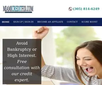 Miamicreditfix.com(Best, Credit Repair, Company Since 1998) Screenshot