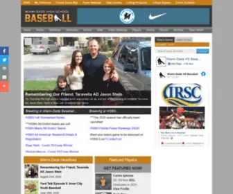 Miamidadehighschoolbaseball.com(Miami-Dade High School Baseball) Screenshot