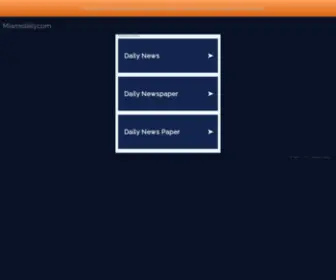 Miamidaily.com(Miamidaily) Screenshot