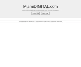 Miamidigital.com(This domain could be yours) Screenshot