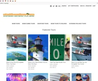 Miamidiscounttours.com(Miami Tours) Screenshot