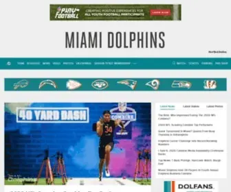 Miamidolphins.com(Miami Dolphins Home) Screenshot