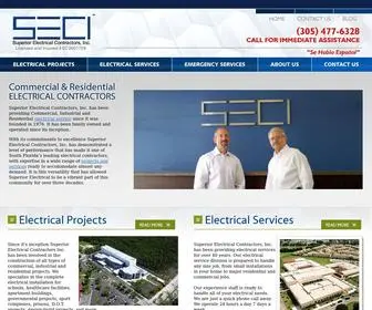 Miamielectricians.org(Commercial and Residential Electrical Contractors) Screenshot