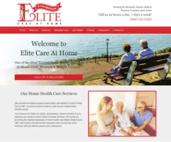 Miamielitecare.com(Top Home Health Agencies in Miami) Screenshot