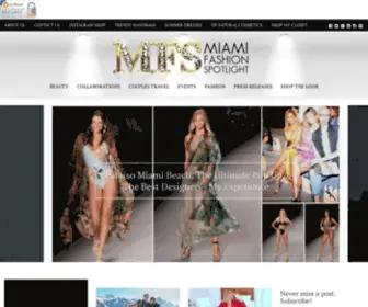 Miamifashionspotlight.org(Miami Fashion Spotlight) Screenshot