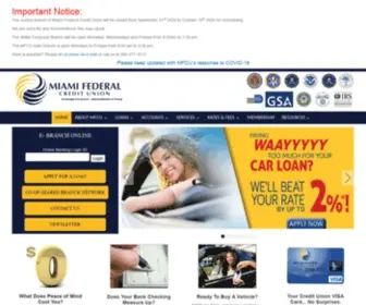 Miamifcu.org(Miami Federal CU) Screenshot